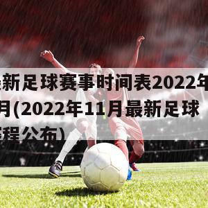 最新足球赛事时间表2022年11月(2022年11月最新足球赛程公布)